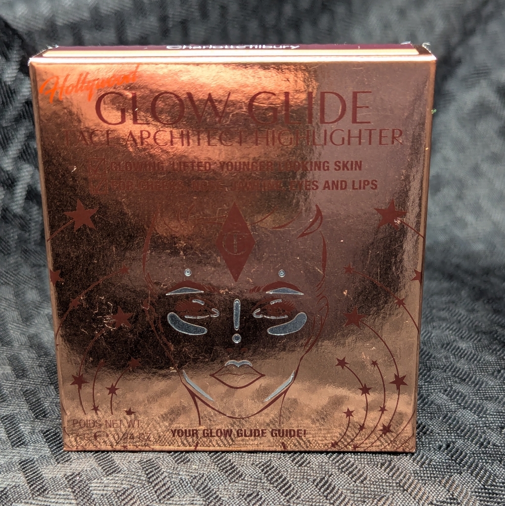 Rose Gold Glow Charlotte Tilbury Glow Glide Face Architect Highlighter.
